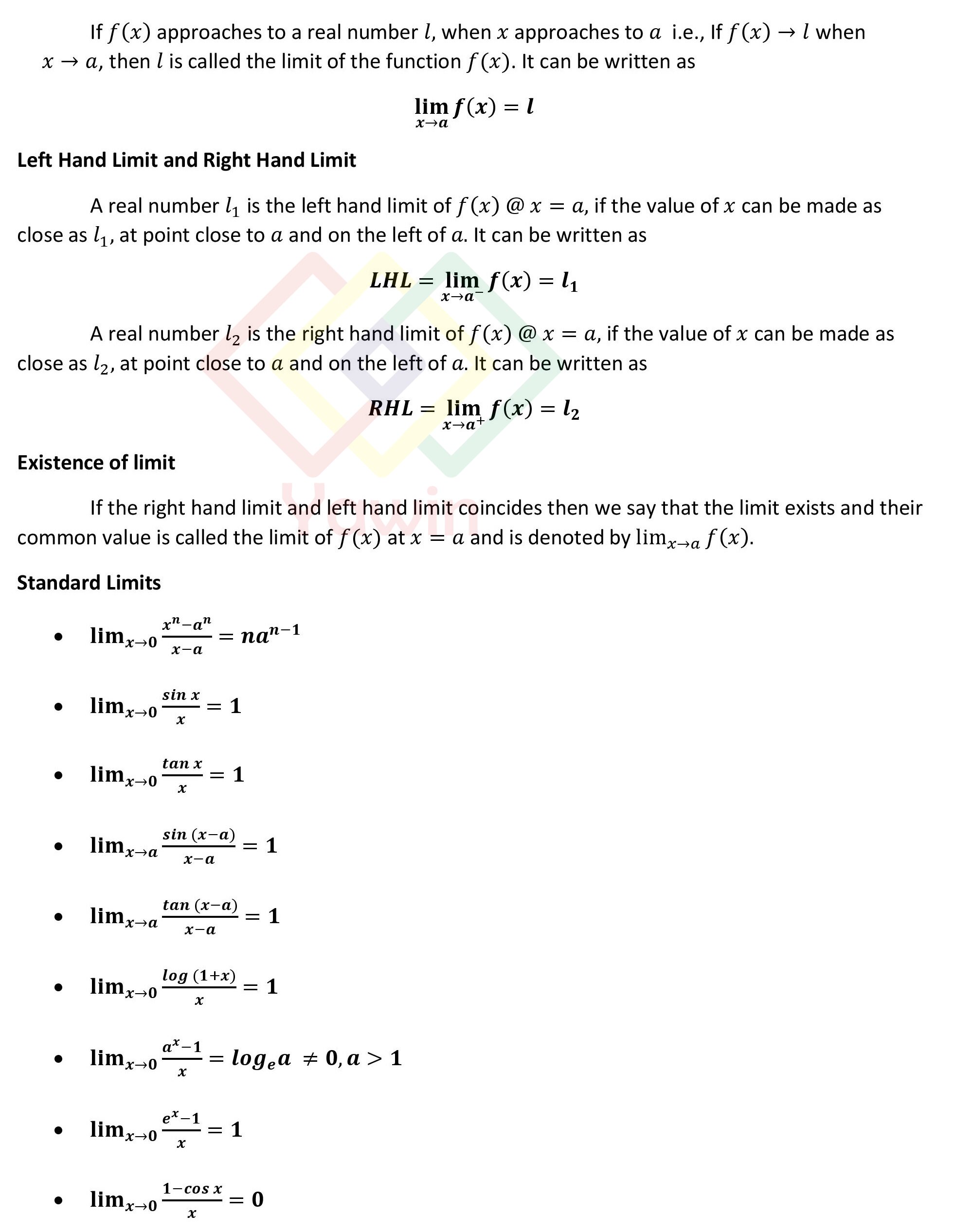 Limit and its fundamentals – Yawin